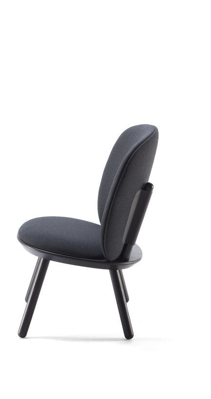 Fauteuil en tissu noir Naïve - EMKO - The Cool Republic
