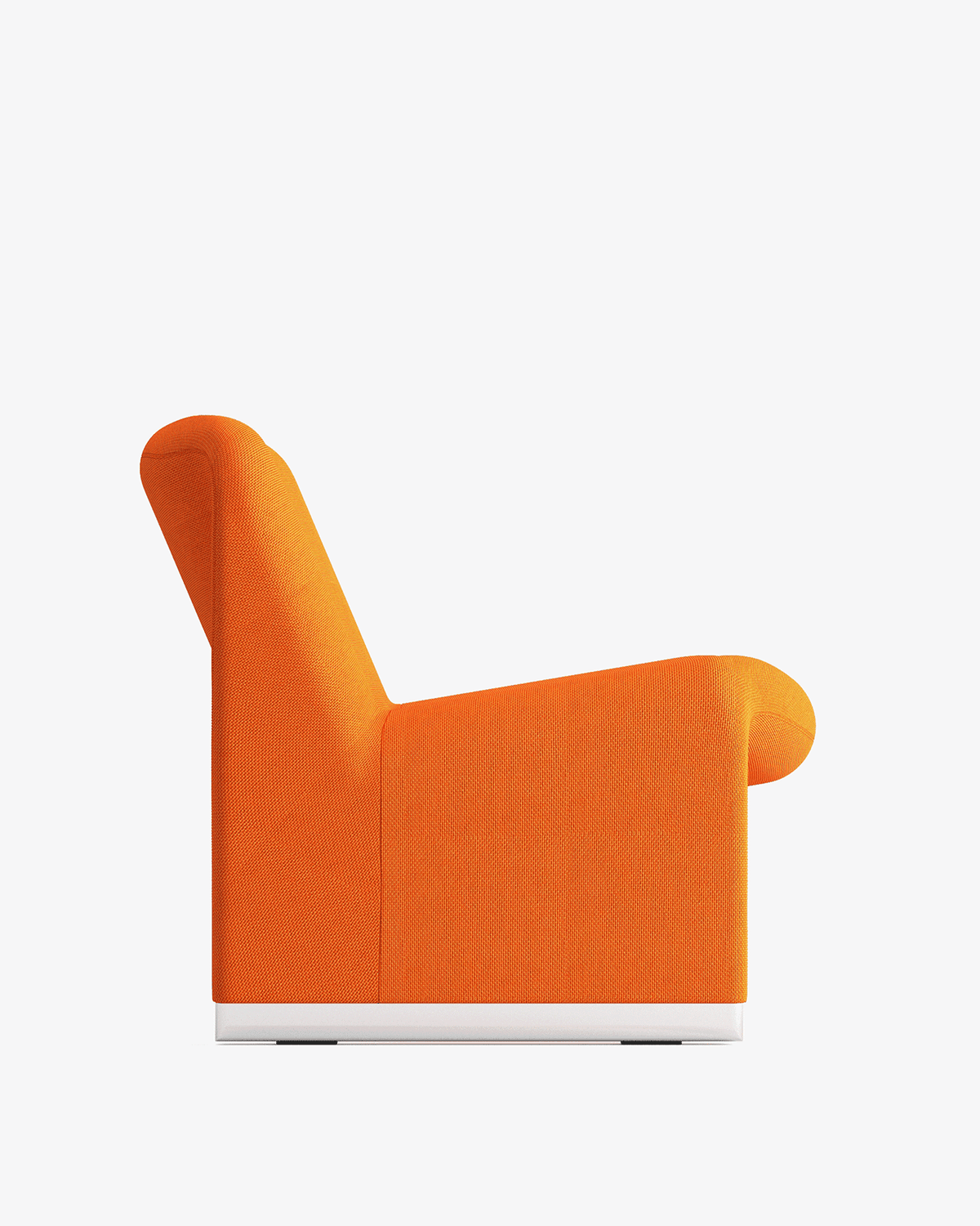 Fauteuil en tissu orange Alky - Anonima Castelli - The Cool Republic