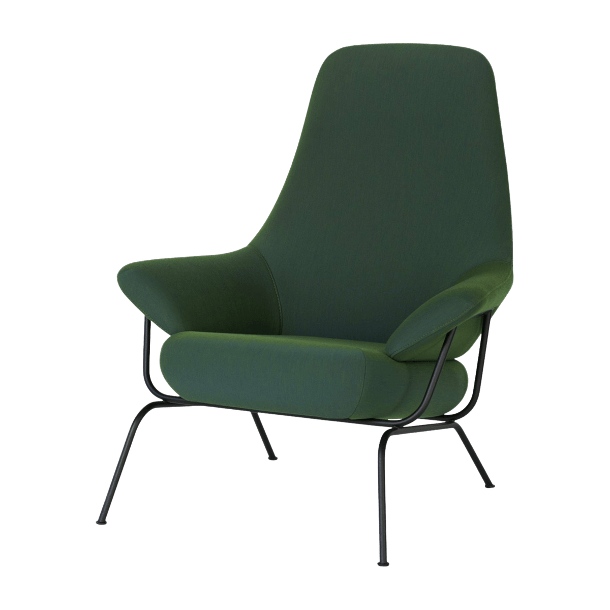 Fauteuil en tissu Peacock Hai - Hem - The Cool Republic