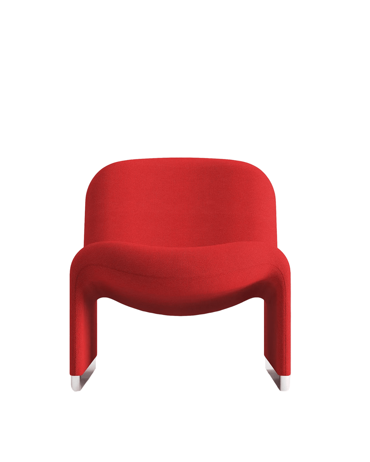 Fauteuil en tissu rouge Alky - Anonima Castelli - The Cool Republic