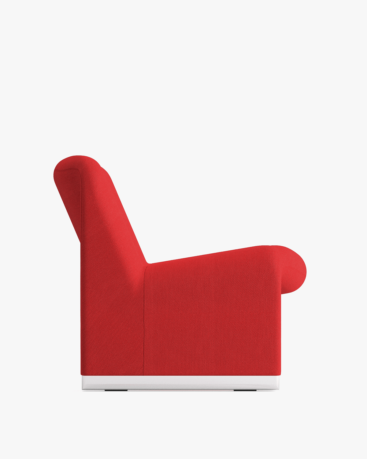 Fauteuil en tissu rouge Alky - Anonima Castelli - The Cool Republic