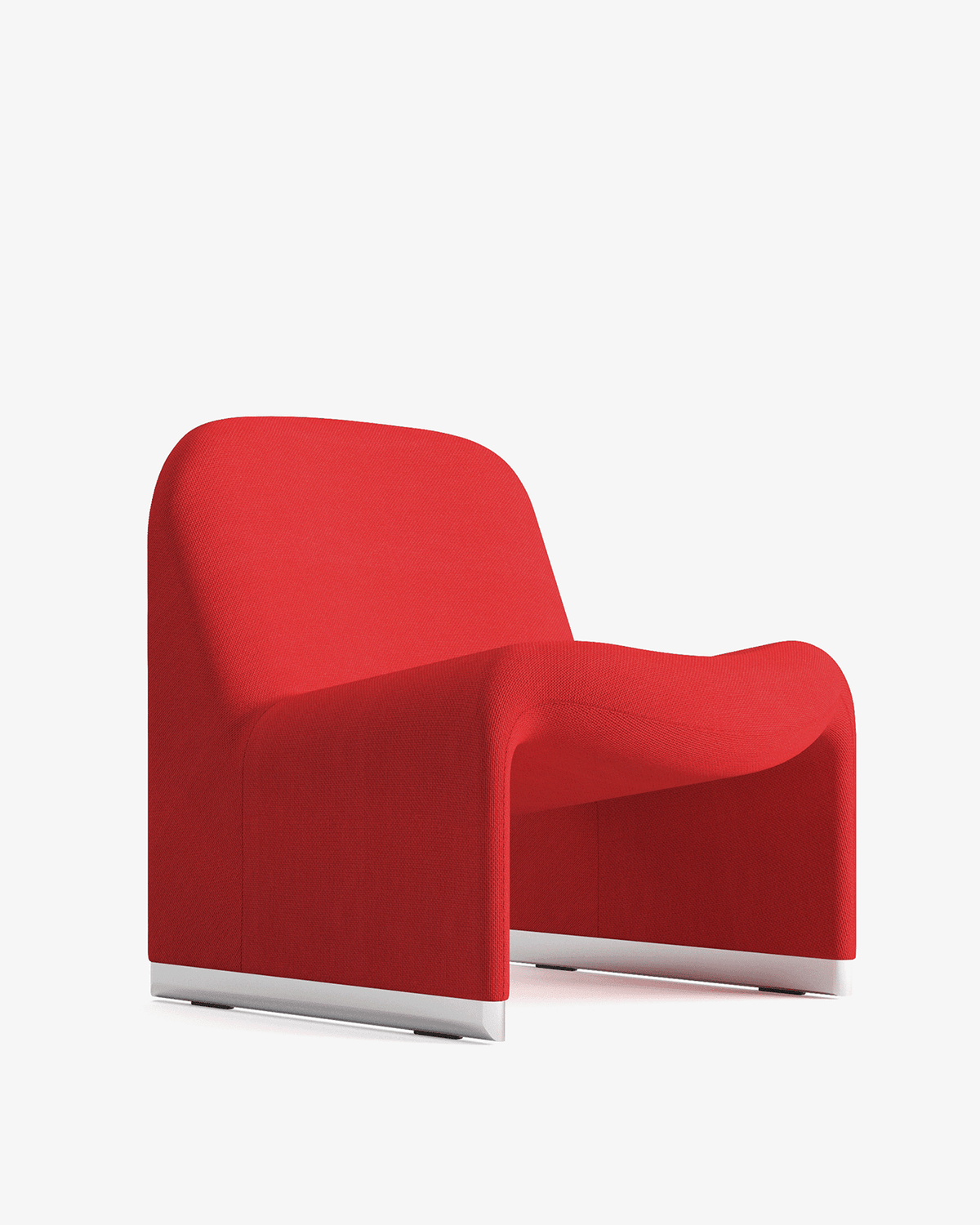 Fauteuil en tissu rouge Alky - Anonima Castelli - The Cool Republic