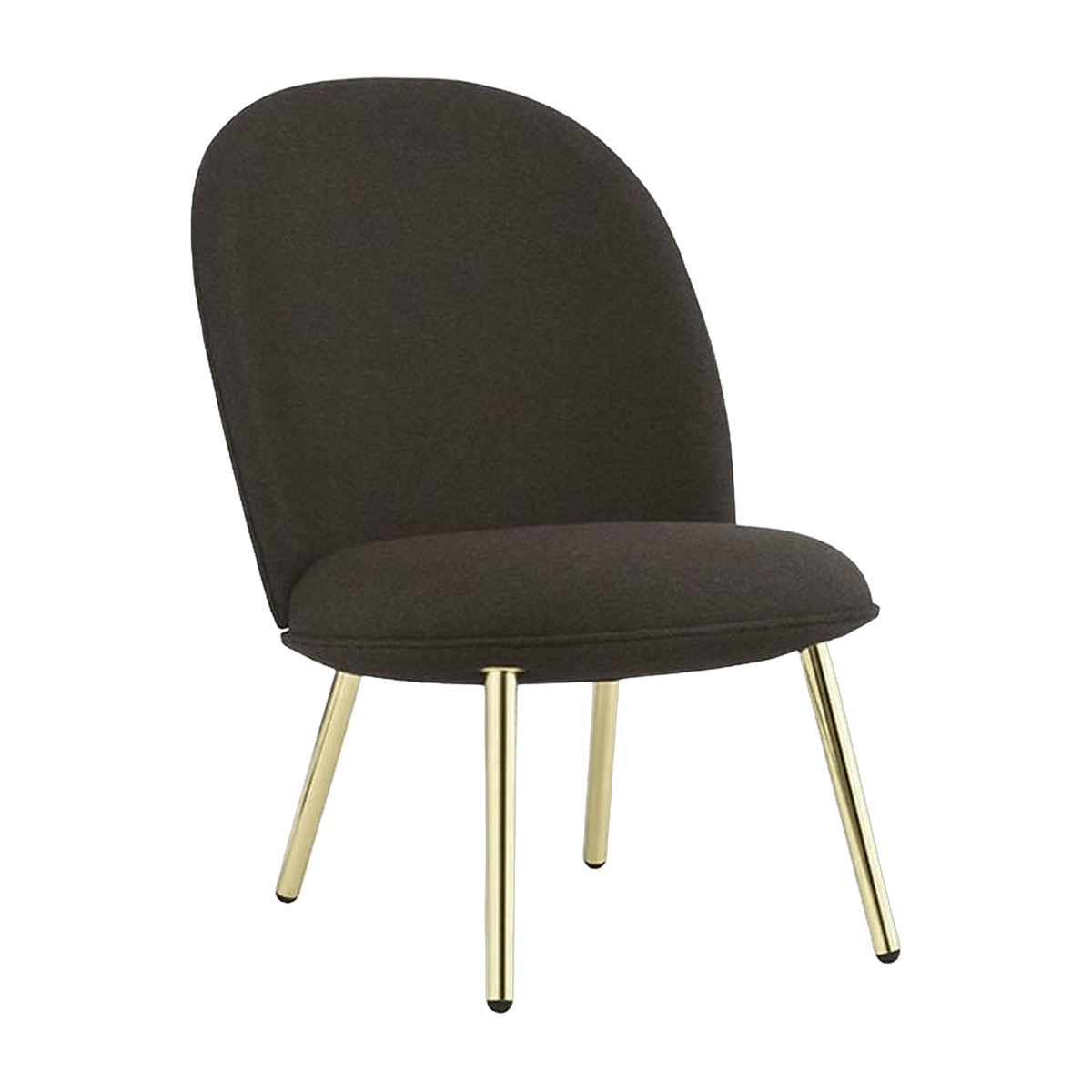 Fauteuil en tissu synergy lds40 et pieds en laiton Ace - Normann Copenhagen - The Cool Republic