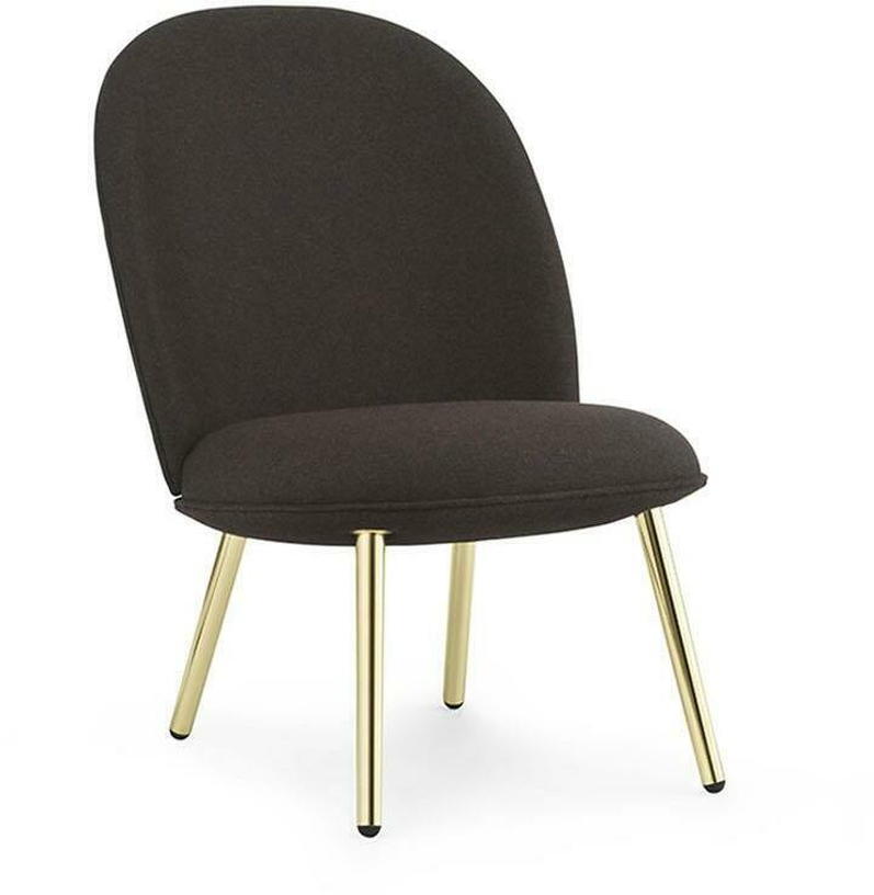 Fauteuil en tissu synergy lds40 et pieds en laiton Ace - Normann Copenhagen - The Cool Republic