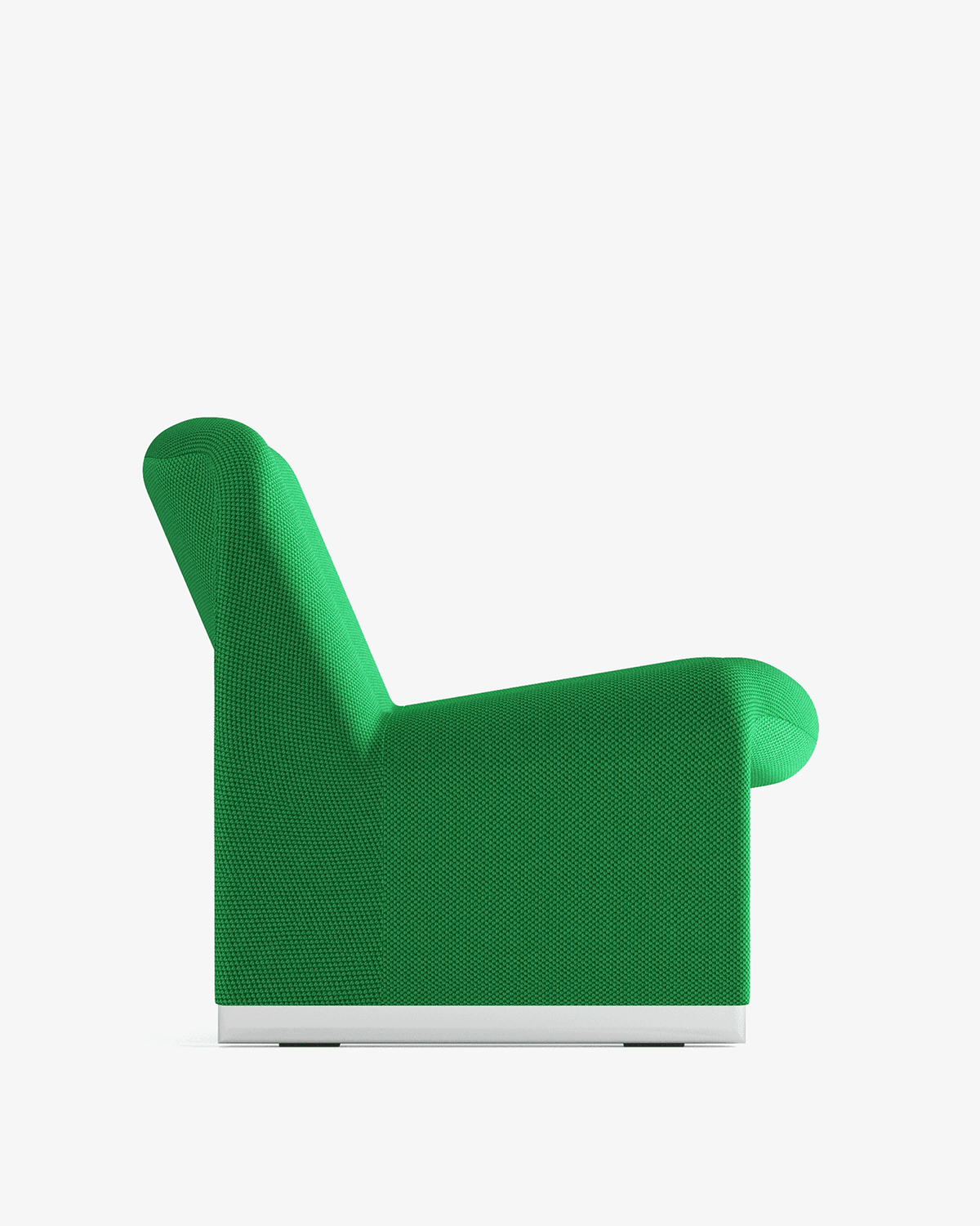 Fauteuil en tissu vert Alky - Anonima Castelli - The Cool Republic
