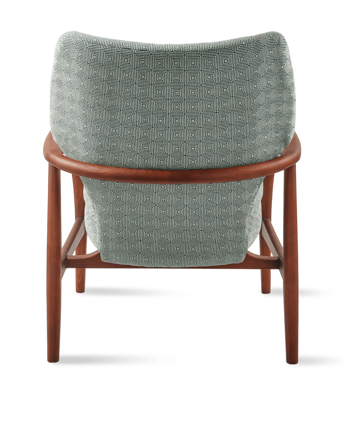 Fauteuil en tissu vert clair et bois de frêne Squared Peggy - Pols Potten - The Cool Republic