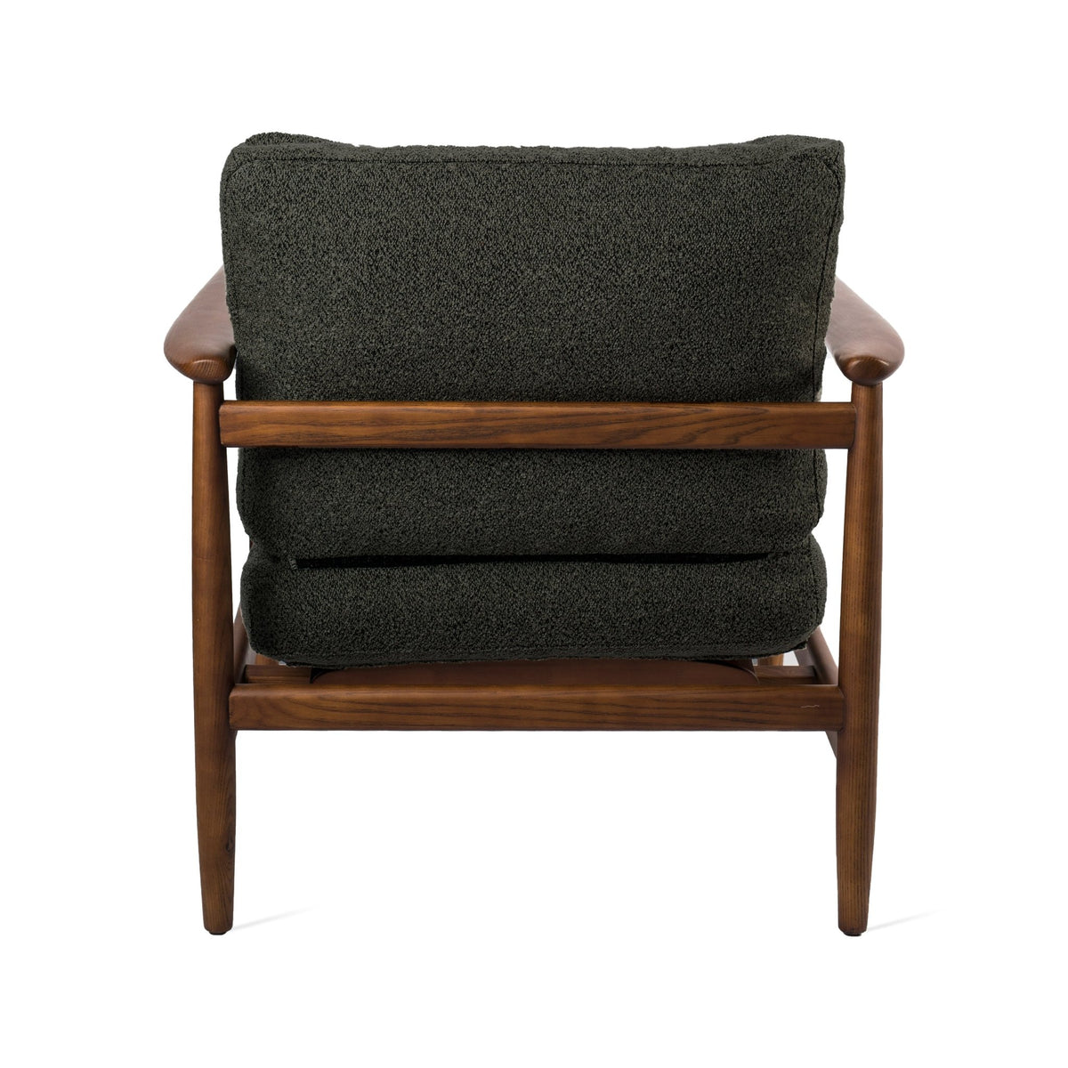 Fauteuil en tissu vert olive et bois de frêne Todd - Pols Potten - The Cool Republic