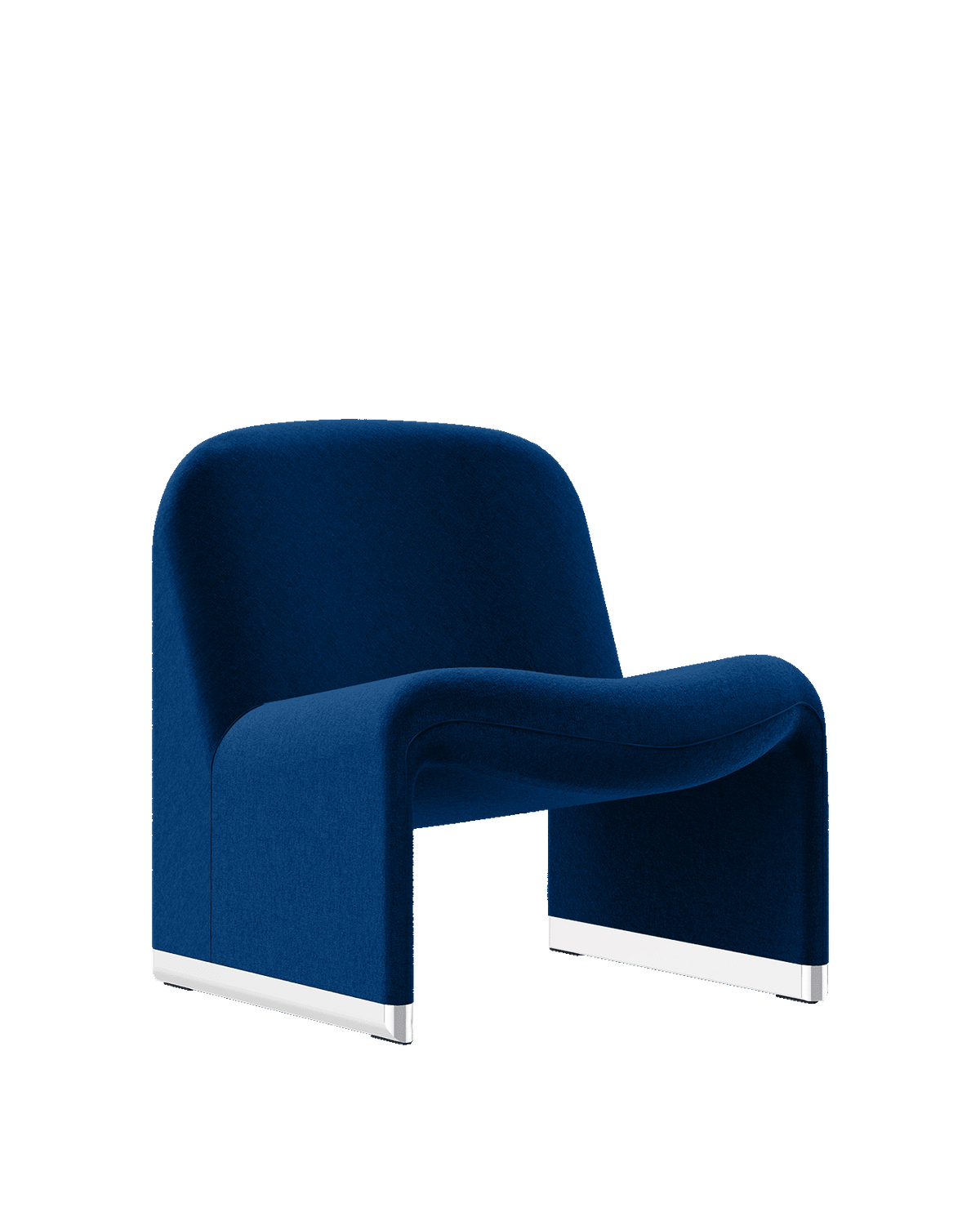 Fauteuil en velours bleu marine Alky - Anonima Castelli - The Cool Republic