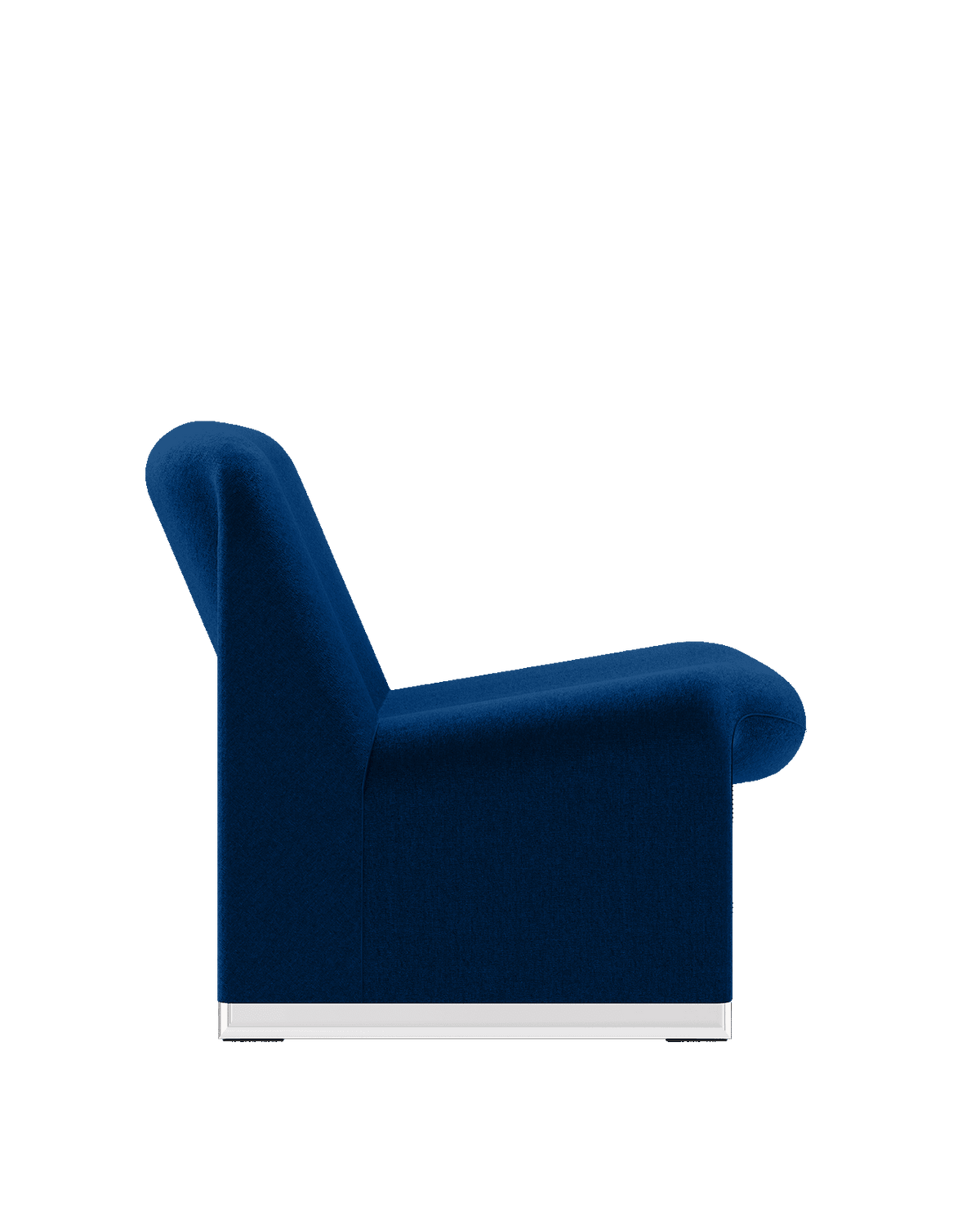 Fauteuil en velours bleu marine Alky - Anonima Castelli - The Cool Republic