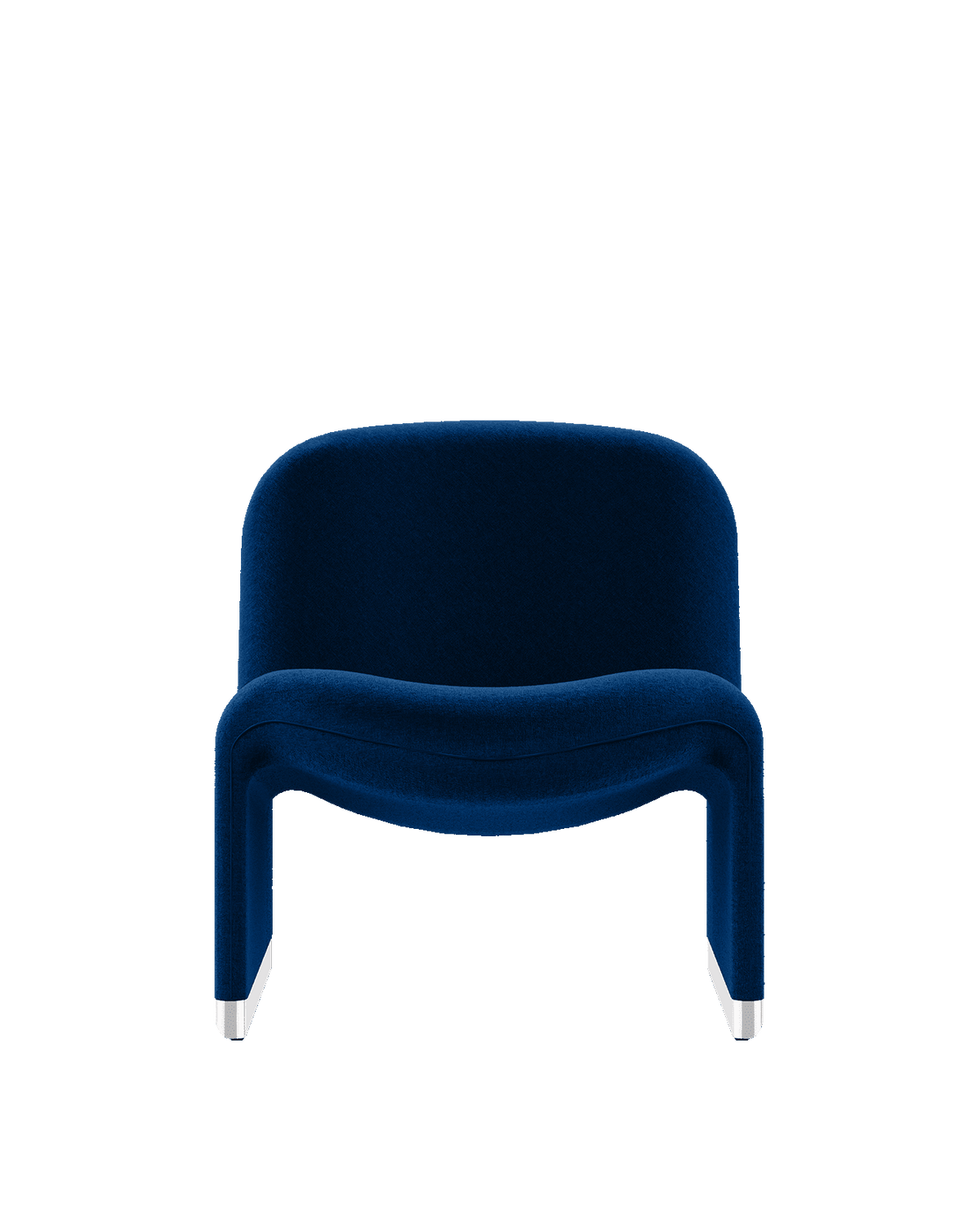 Fauteuil en velours bleu marine Alky - Anonima Castelli - The Cool Republic