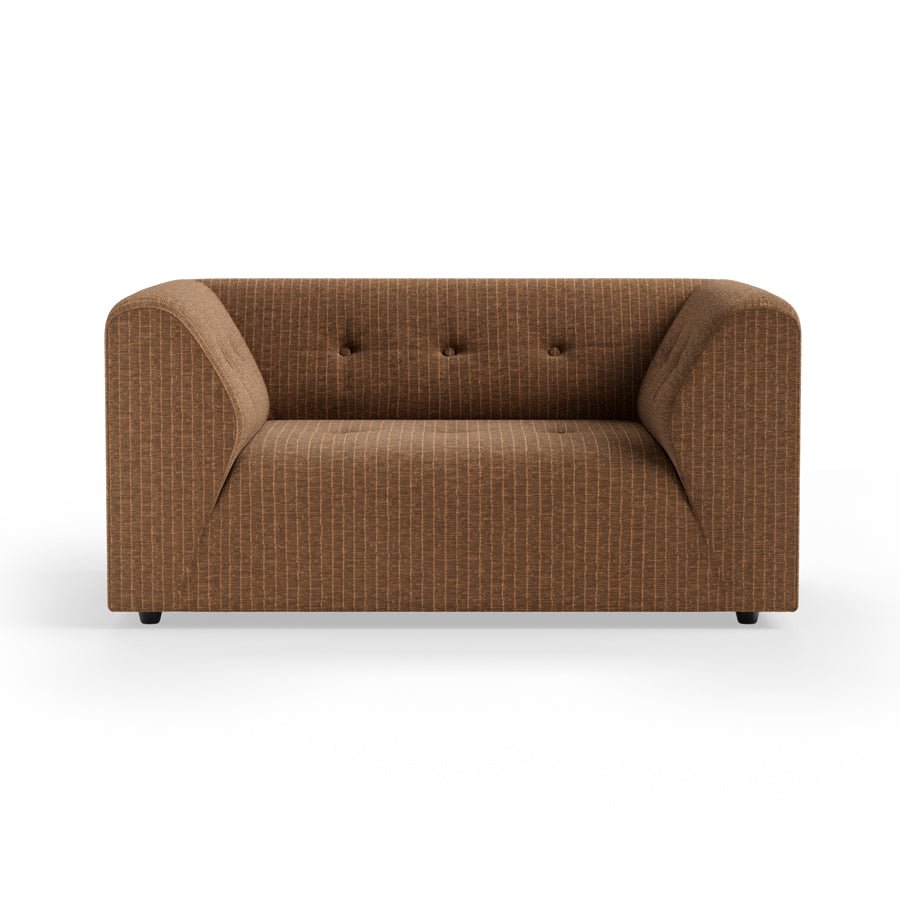 Fauteuil en velours côtelé doré Vint - Hkliving - The Cool Republic