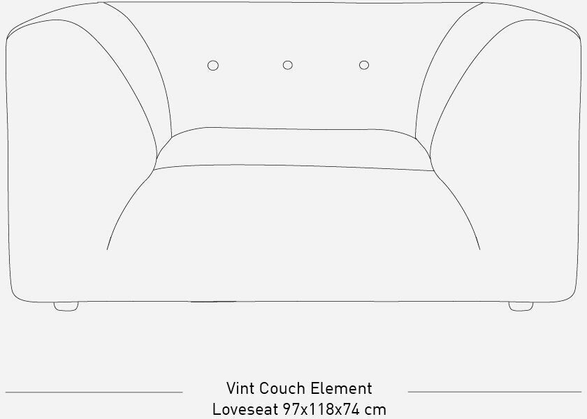 Cream corduroy armchair Vint - Hkliving - The Cool Republic