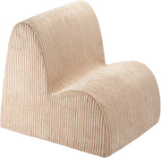 Fauteuil en velours côtelé marron 60 x 50 cm Cloud - Wigiwama - The Cool Republic