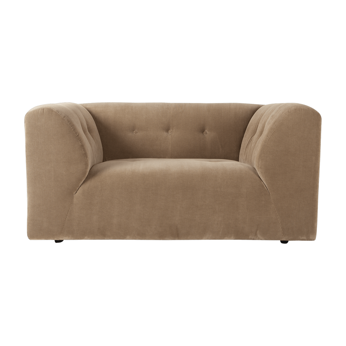 Brown corduroy armchair Vint - Hkliving - The Cool Republic