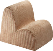 Fauteuil en velours côtelé toffee 60 x 50 cm Cloud - Wigiwama - The Cool Republic