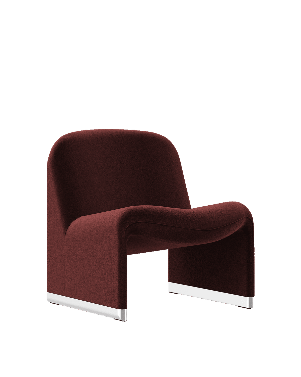 Fauteuil en velours terracotta Alky - Anonima Castelli - The Cool Republic
