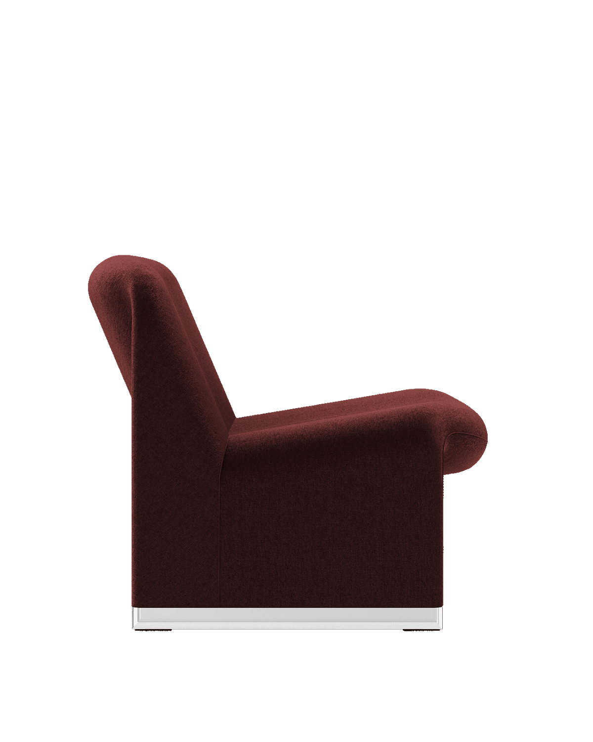 Fauteuil en velours terracotta Alky - Anonima Castelli - The Cool Republic