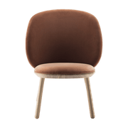 Fauteuil en velours terracotta Naïve - EMKO - The Cool Republic