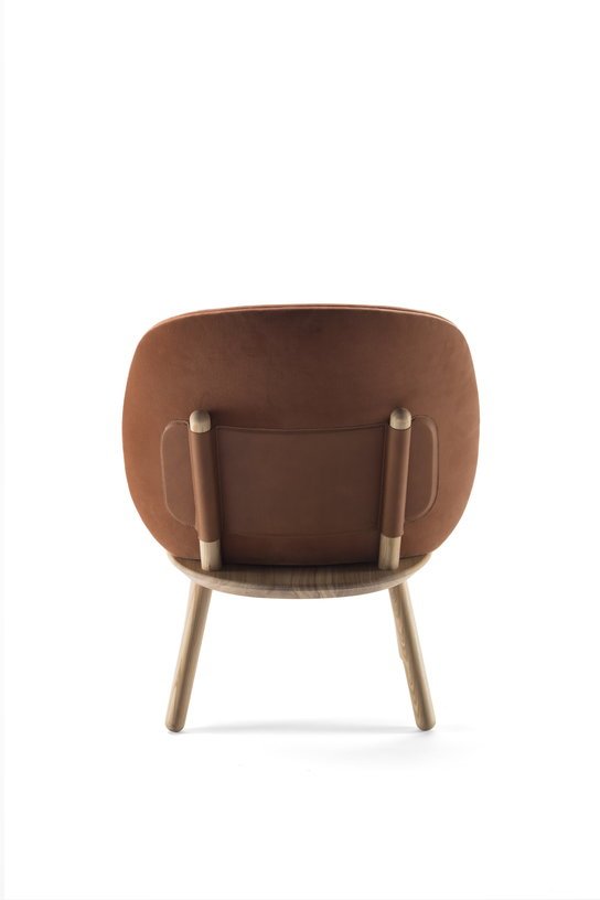 Fauteuil en velours terracotta Naïve - EMKO - The Cool Republic