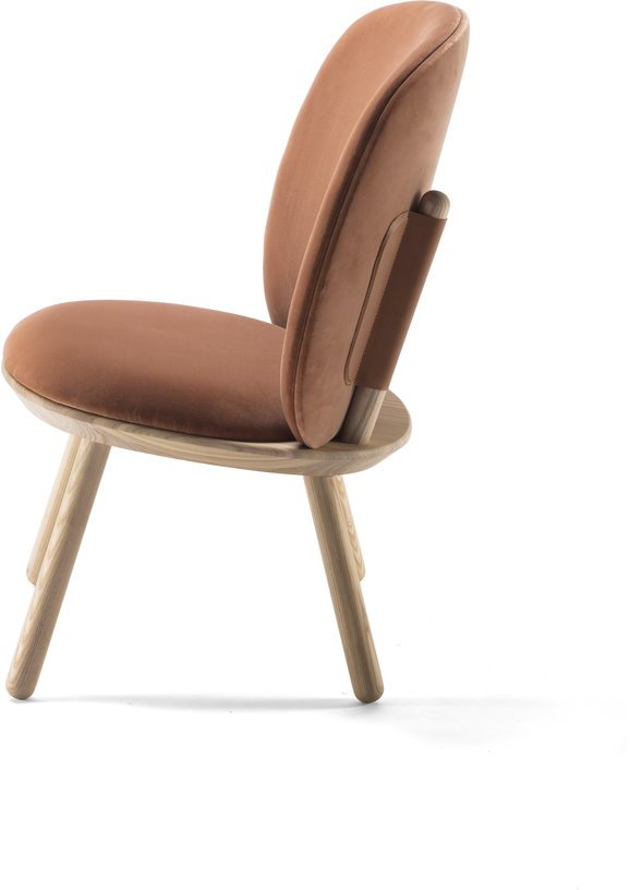 Fauteuil en velours terracotta Naïve - EMKO - The Cool Republic