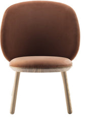 Fauteuil en velours terracotta Naïve - EMKO - The Cool Republic