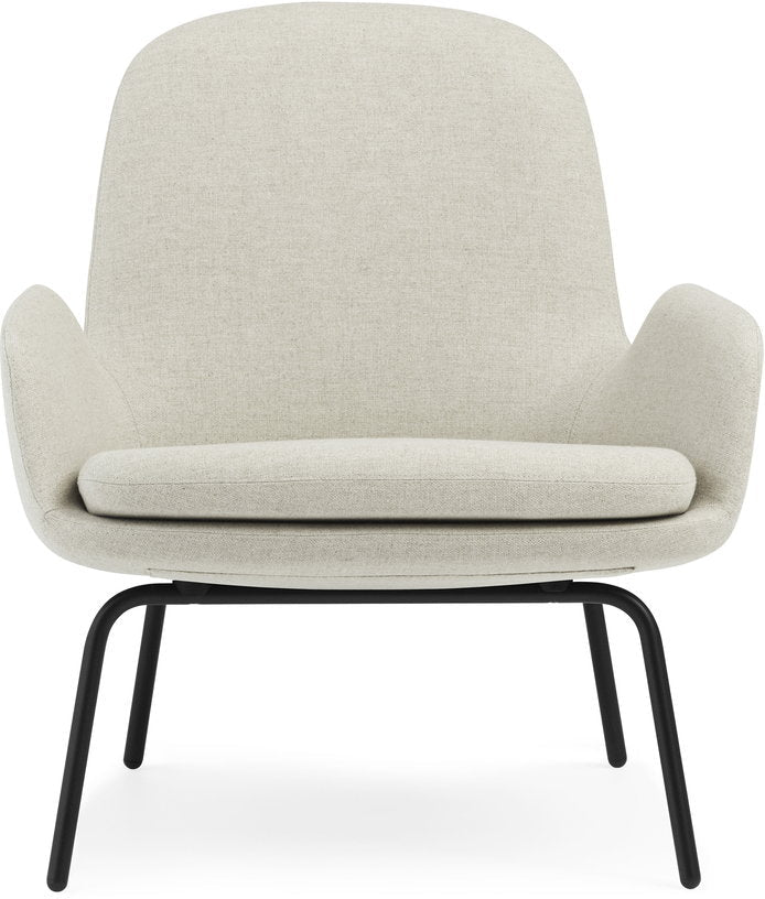 Fauteuil Era Lounge Chair Low Black Steel MLF20 - Normann Copenhagen - The Cool Republic