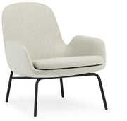 Fauteuil Era Lounge Chair Low Black Steel MLF20 - Normann Copenhagen - The Cool Republic