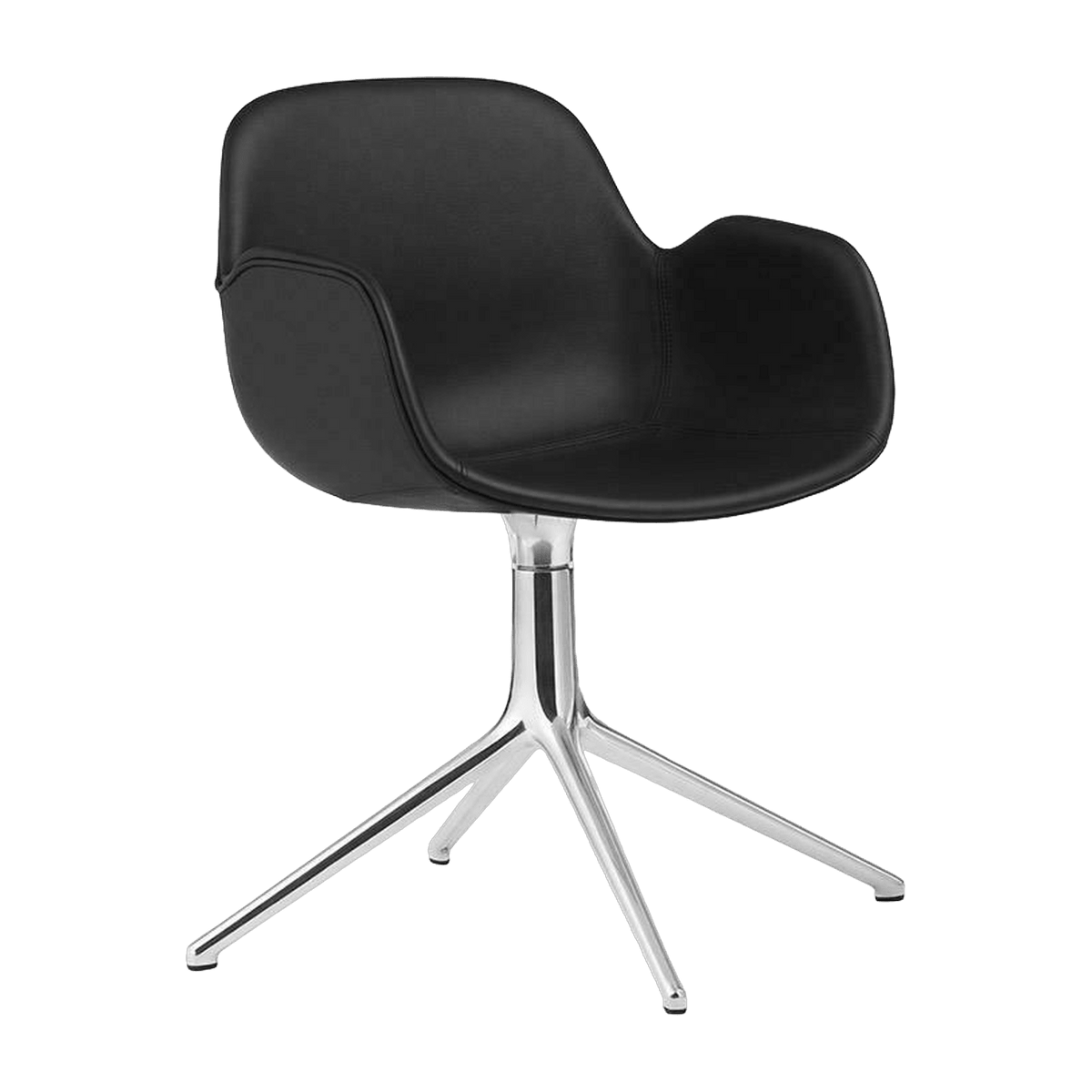 Fauteuil Form pivotant 4L Full Uph. Alu - Normann Copenhagen - The Cool Republic