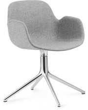 Fauteuil Form pivotant 4L Full Uph. Alu - Normann Copenhagen - The Cool Republic