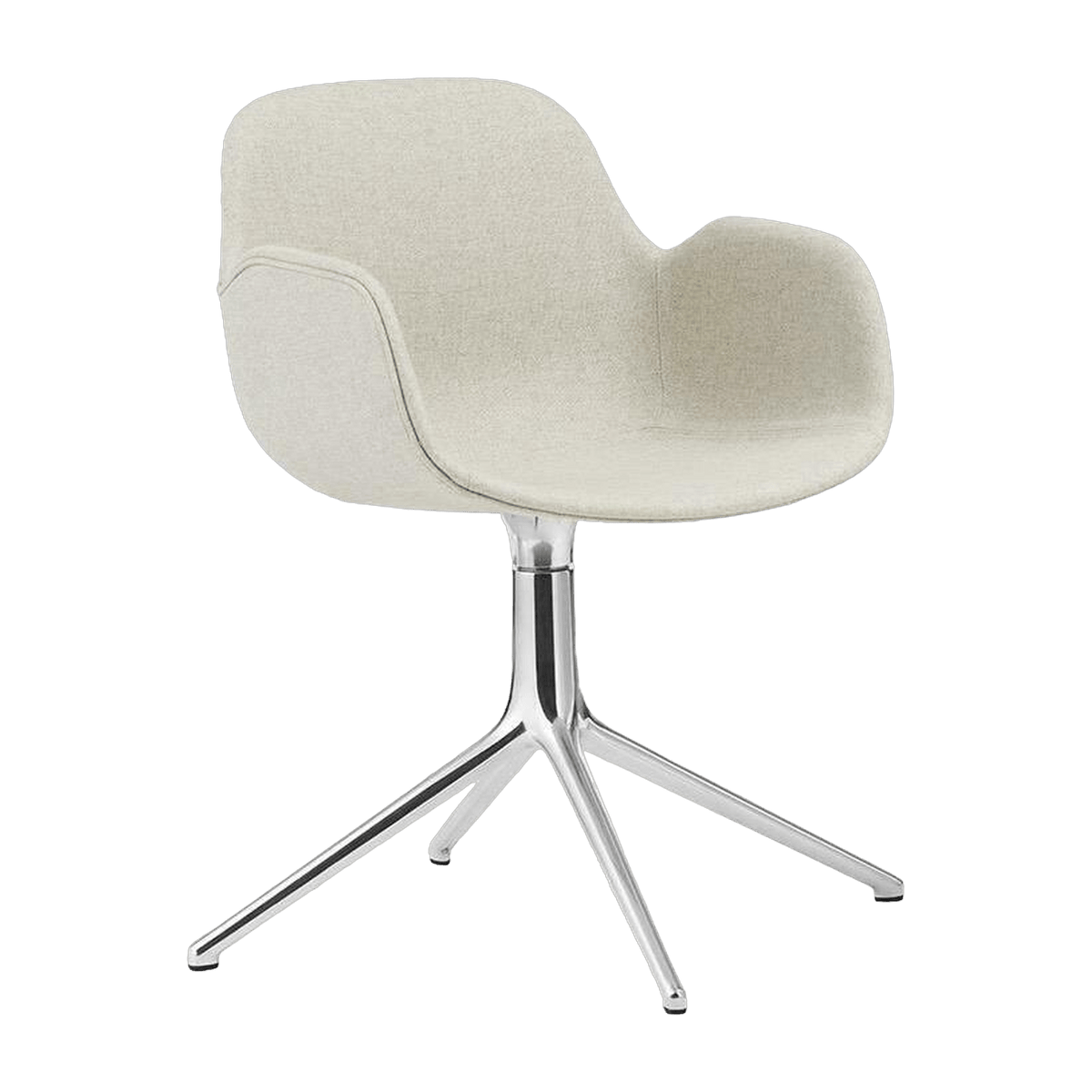 Fauteuil Form pivotant 4L Full Uph. MLF20 Alu - Normann Copenhagen - The Cool Republic