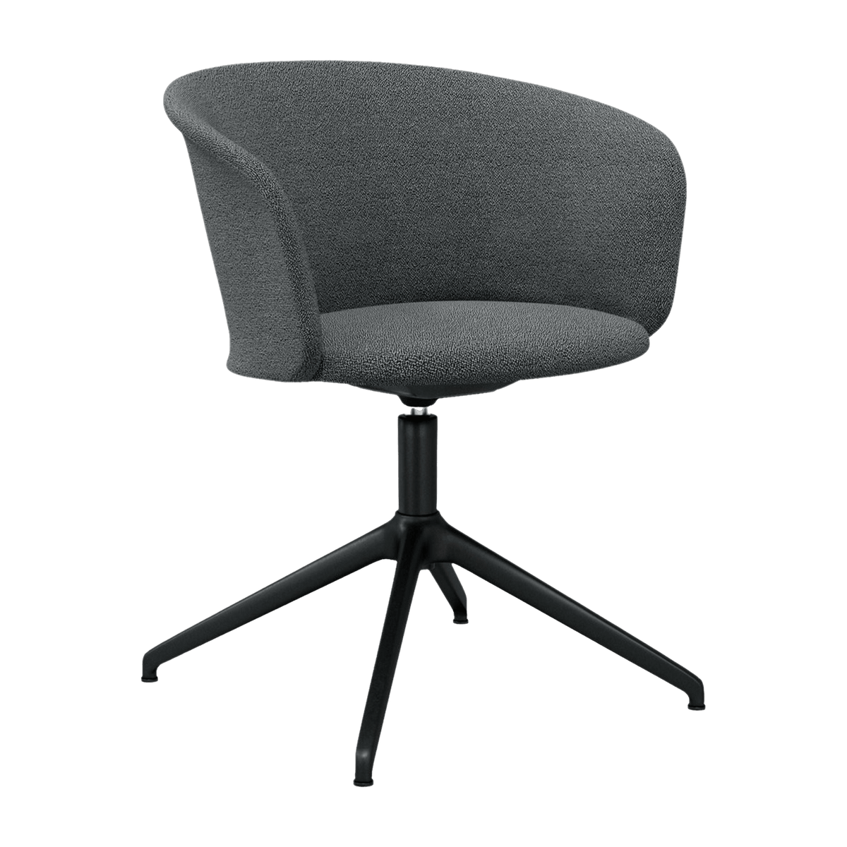 Fauteuil Graphite et piètement noir Kendo - Hem - The Cool Republic