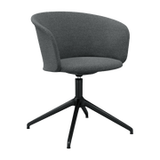 Fauteuil Graphite et piètement noir Kendo - Hem - The Cool Republic