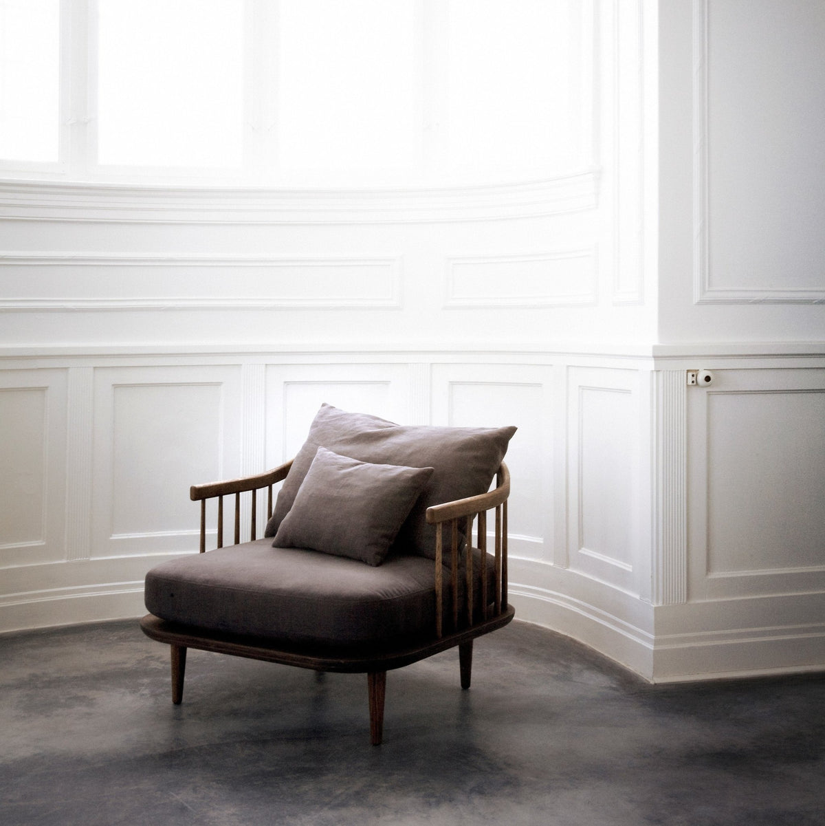 Fauteuil gris Fly SC1 - &tradition - The Cool Republic