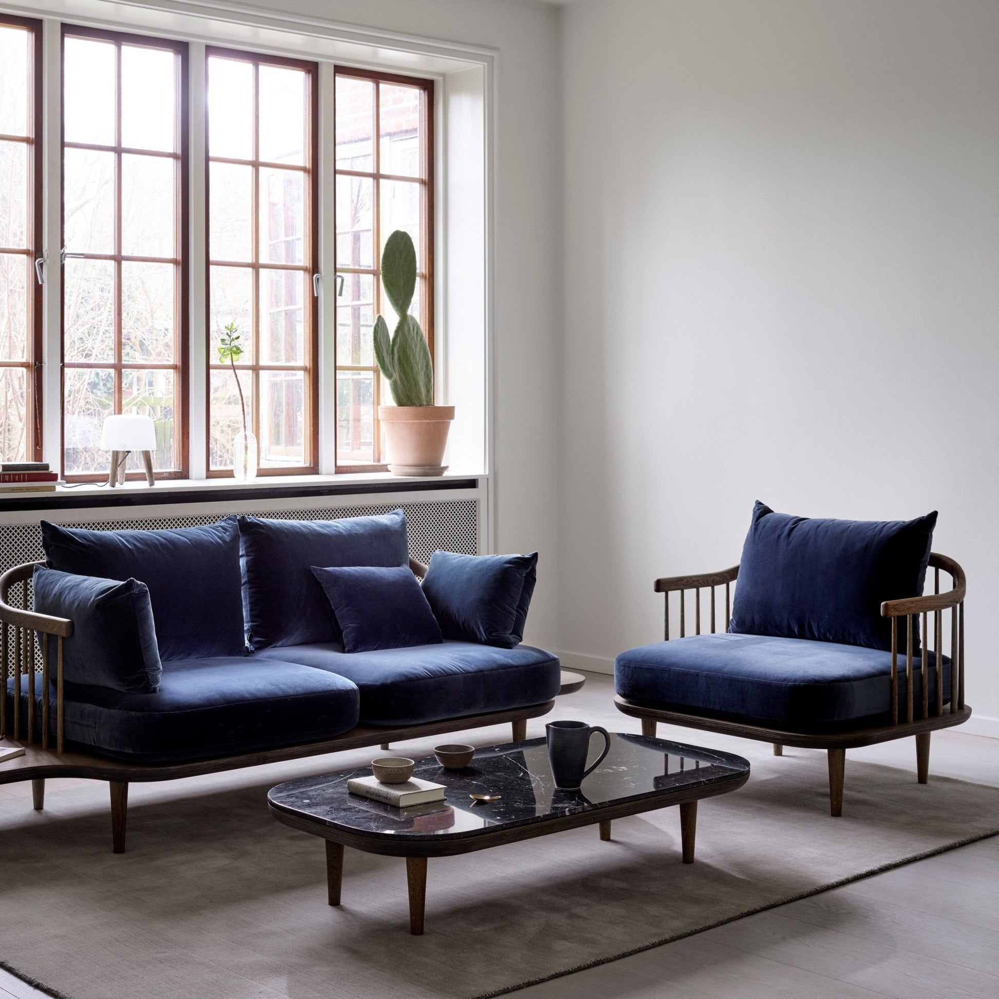 Fauteuil gris Fly SC1 - &tradition - The Cool Republic