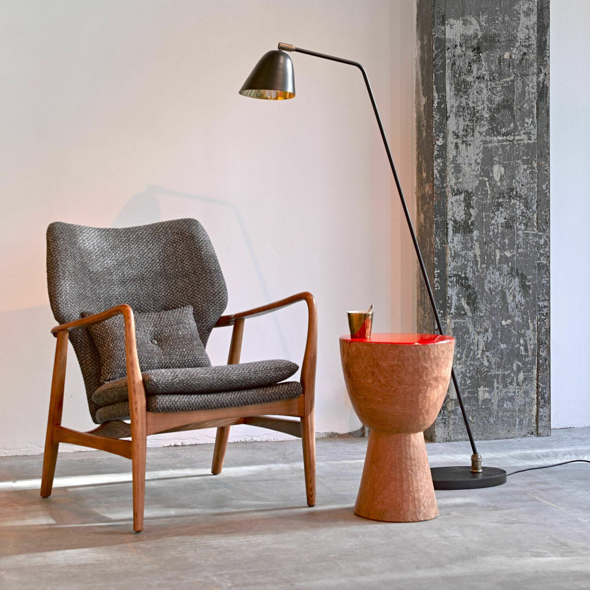 Fauteuil gris Peggy - Pols Potten - The Cool Republic