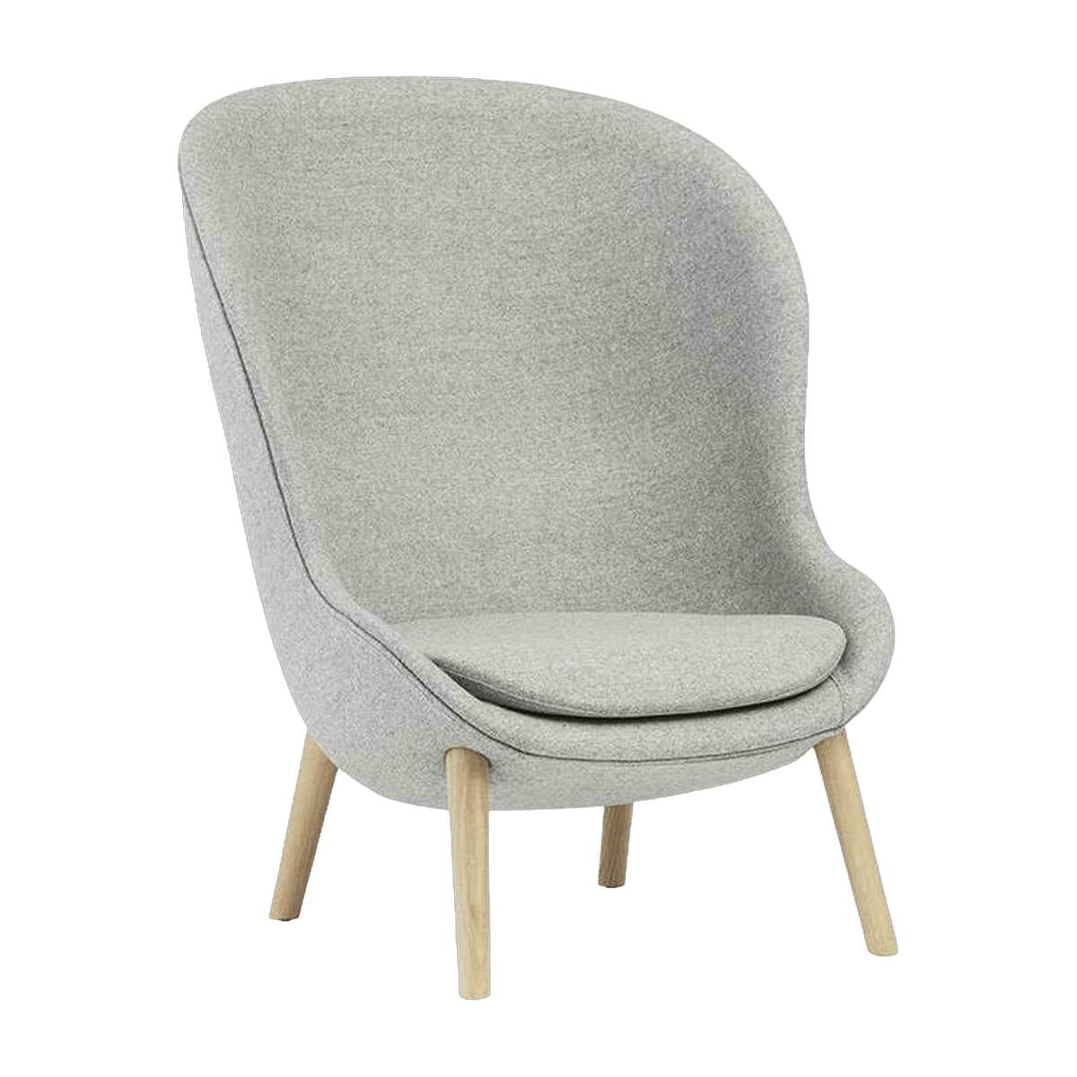 Fauteuil Hyg Lounge Chair High Oak - Normann Copenhagen - The Cool Republic