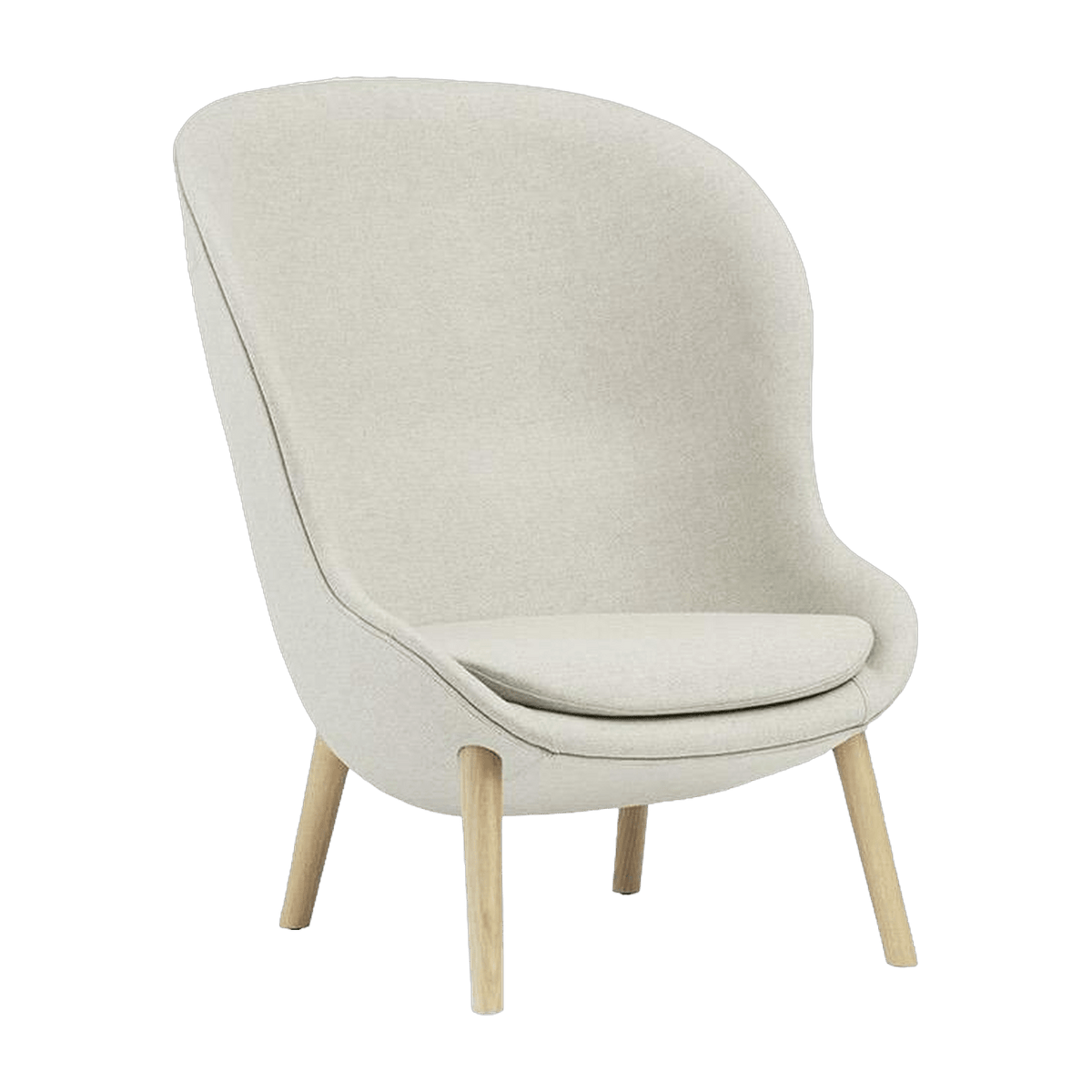 Fauteuil Hyg Lounge Chair High Oak - Normann Copenhagen - The Cool Republic