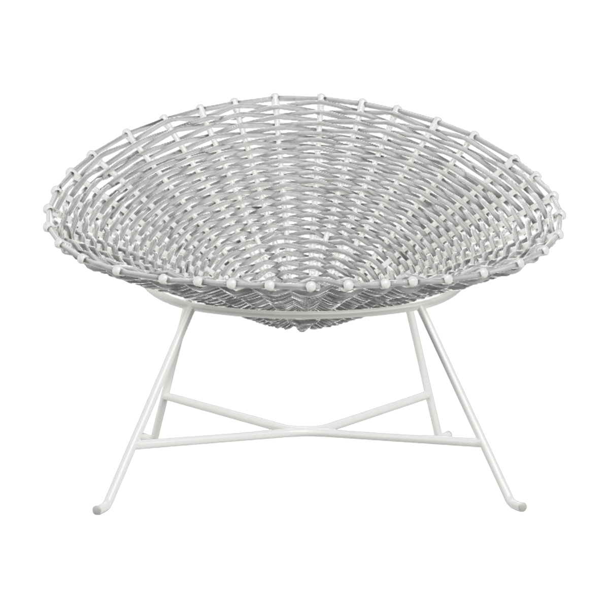 Fauteuil laqué blanc Sweet 27 - Gervasoni - The Cool Republic
