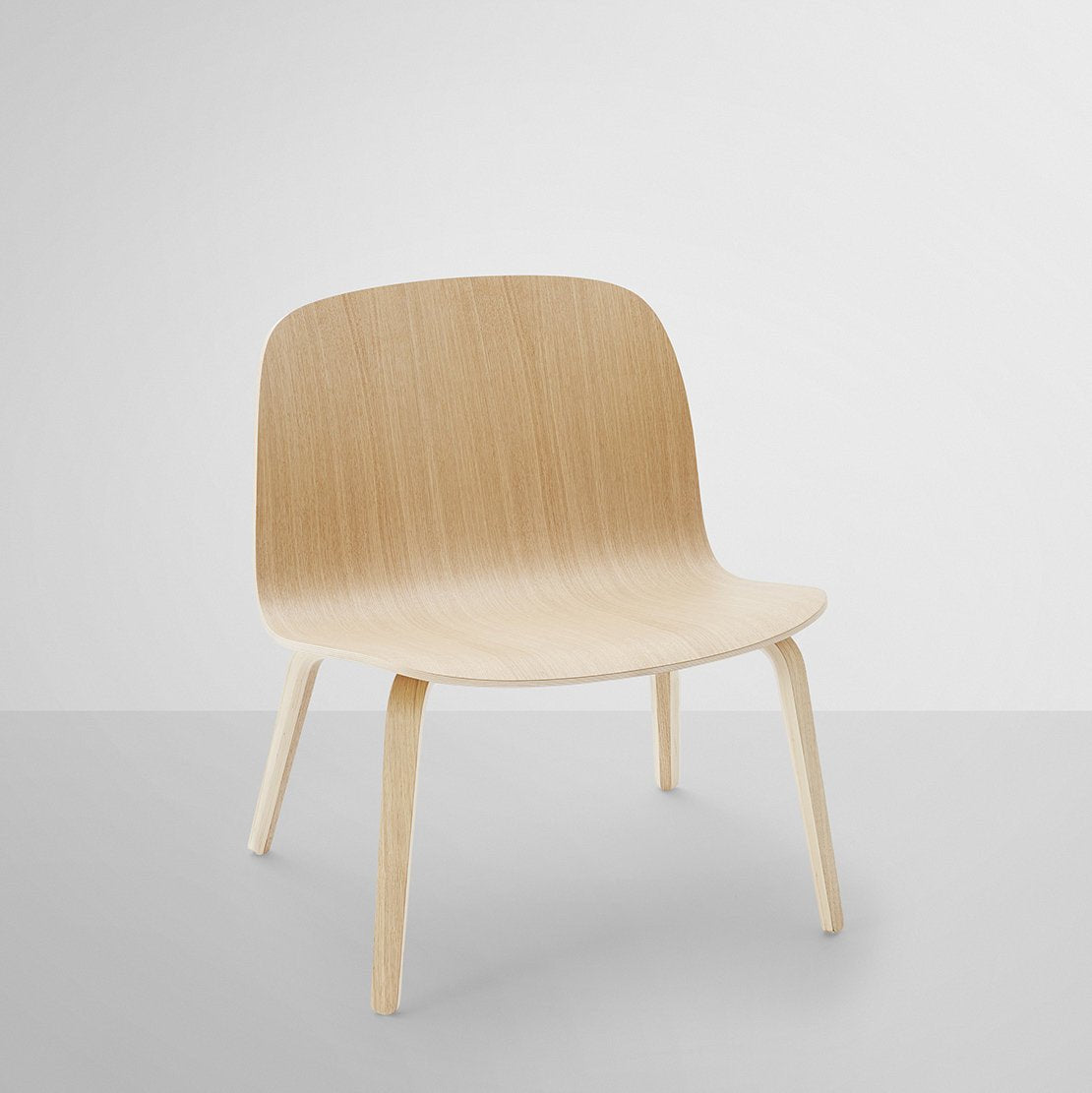 Fauteuil lounge chêne Visu - Muuto - The Cool Republic