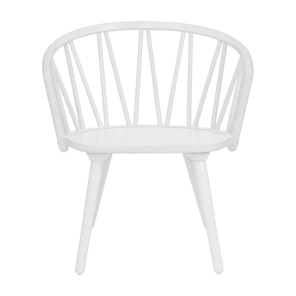 Fauteuil lounge en bouleau blanc ZigZag - Hans K - The Cool Republic