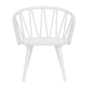 Fauteuil lounge en bouleau blanc ZigZag - Hans K - The Cool Republic