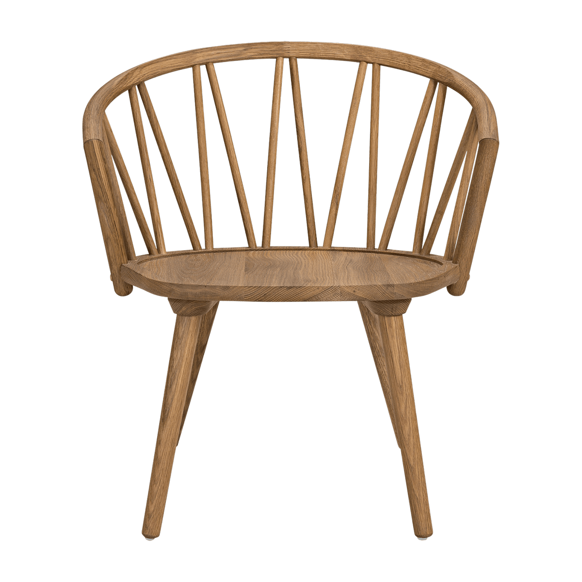 Fauteuil lounge en chêne huilé ZigZag - Hans K - The Cool Republic