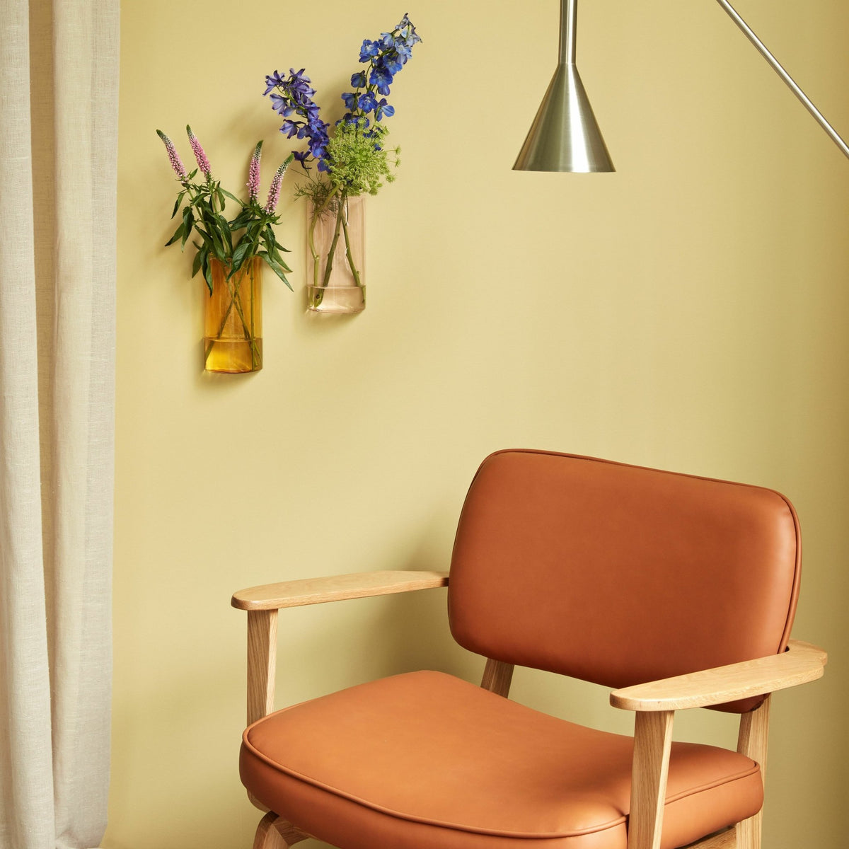 Fauteuil lounge en chêne marron - Hübsch - The Cool Republic