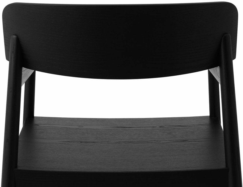 Fauteuil lounge en frêne noir Timb noir - Normann Copenhagen - The Cool Republic