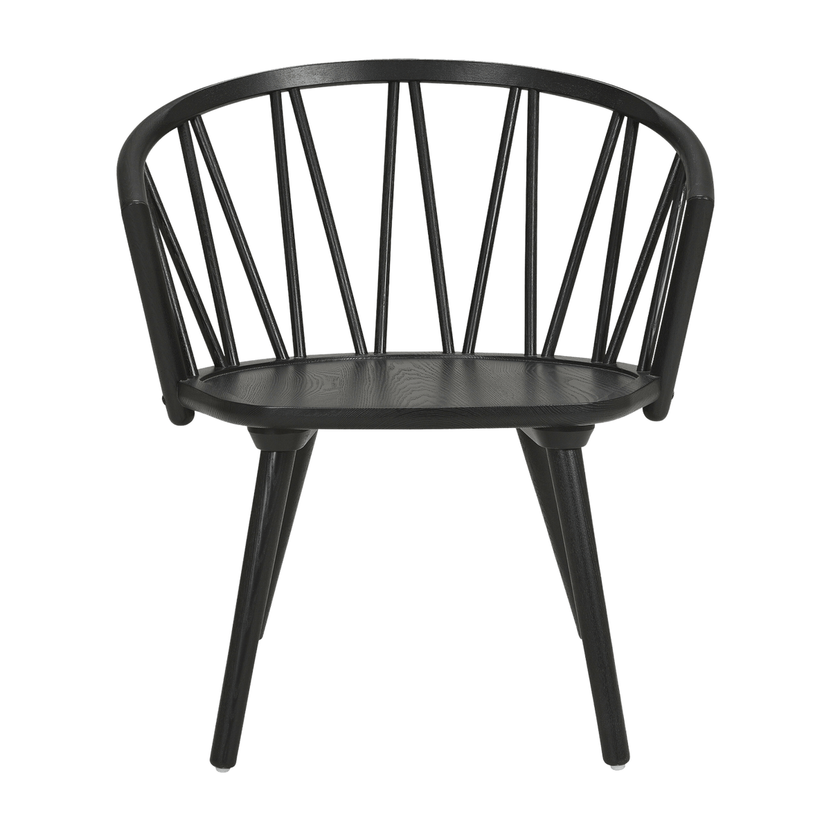 Fauteuil lounge en frêne noir ZigZag - Hans K - The Cool Republic