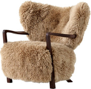 Fauteuil lounge en noyer et mouton Wulff ATD2 - &tradition - The Cool Republic