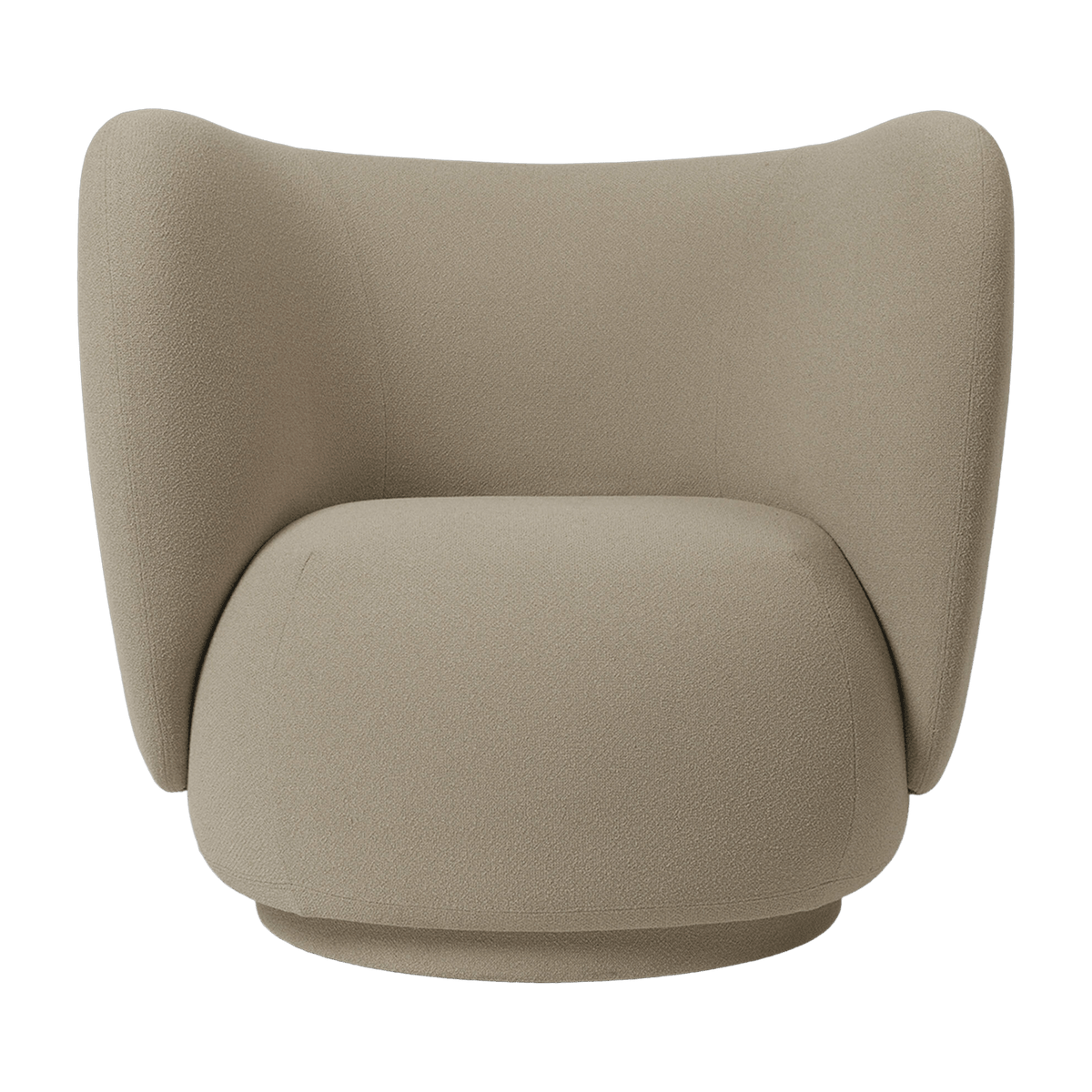 Fauteuil lounge grain cashmere Rico - Ferm living - The Cool Republic