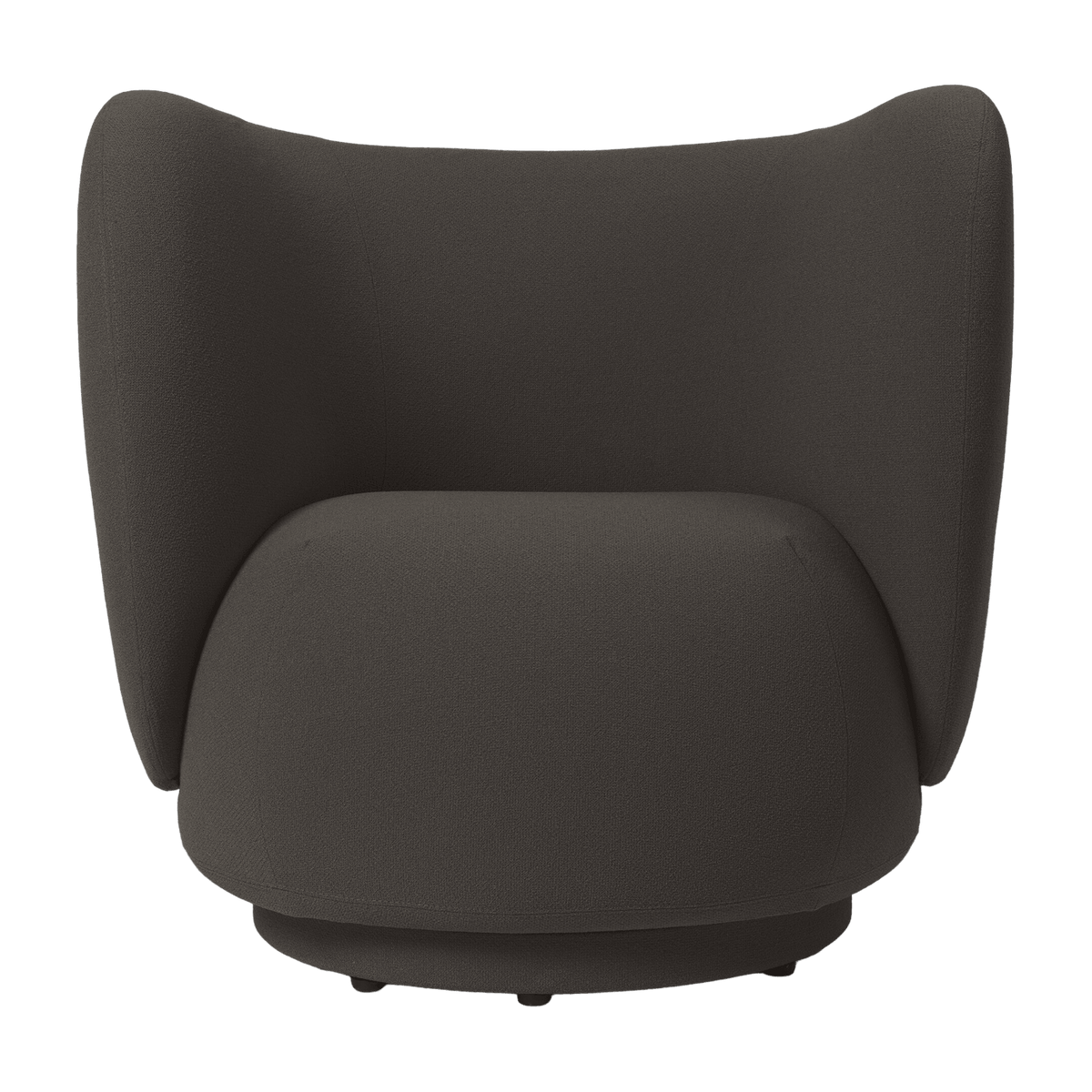 Fauteuil lounge grain chocolat Rico - Ferm living - The Cool Republic