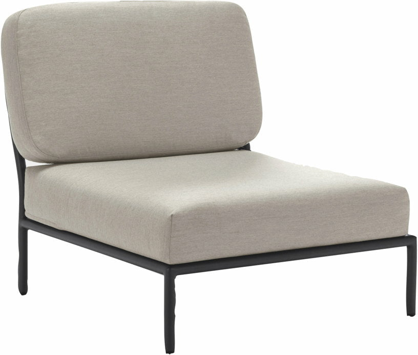 Fauteuil lounge gris clair LEVEL - Houe - The Cool Republic