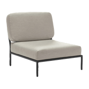 Fauteuil lounge gris clair LEVEL - Houe - The Cool Republic